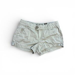 Freestyle Women's Khaki Mini Low Rise Shorts